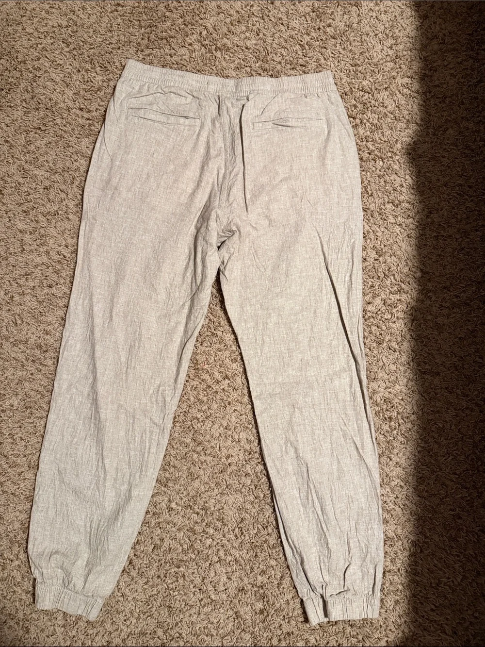 Abercrombie & Fitch Light Beige Men's Jogger Pants